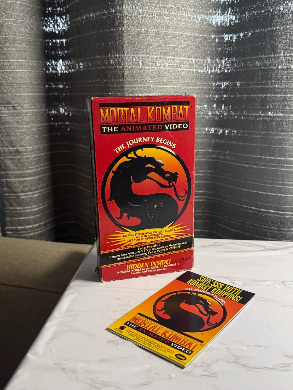 Mortal Kombat The Animated Video - Red Collector VHS